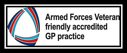 NHS England Military veteran aware accreditation logo