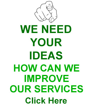 We need your ideas. How can we improve our services? Click here
