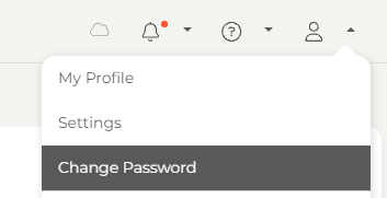 Learning centre - change password